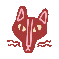 Mocha Whiskers Sticker by elise lesueur