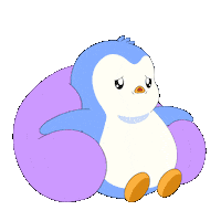 Tired Penguin Sticker by Pudgy Penguins