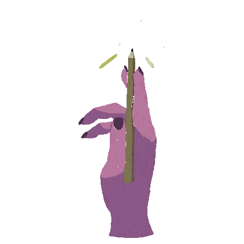 pencilsarewands giphyupload wand spells pencils Sticker
