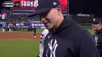 New York Yankees Hug GIF by MLB