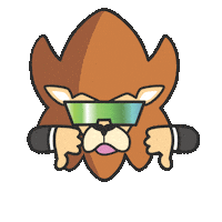 Crypto Thumbs Down Sticker by Loaded Lions