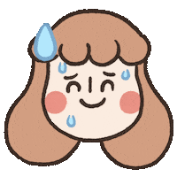 Awkward Sweat Sticker