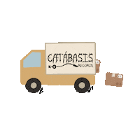 CatabasisRecords vinyl shipping on the way envio Sticker