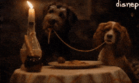 Lady And The Tramp Kiss GIF