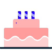 eunoiadigital party cake happybirthday cumpleanos Sticker