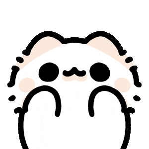 Cat Morning Sticker by MYAOWL