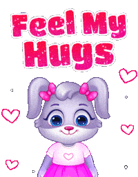 I Love You Hug Sticker by Lucas and Friends by RV AppStudios