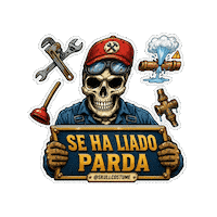 Skull Error Sticker