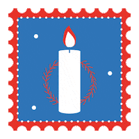 Christmas Candle Sticker by IoIC_UK