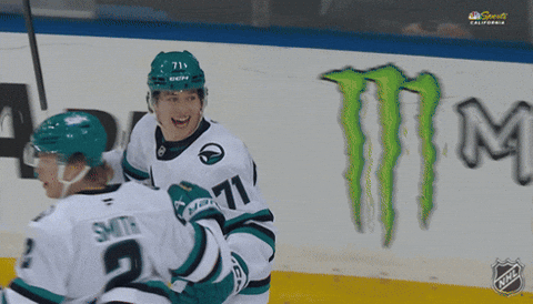 Happy San Jose Sharks GIF by NHL
