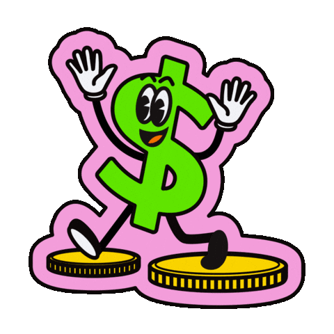 Party Money Sticker by Batch