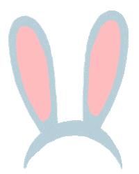 Easter Bunny Sticker by bella bliss clothing