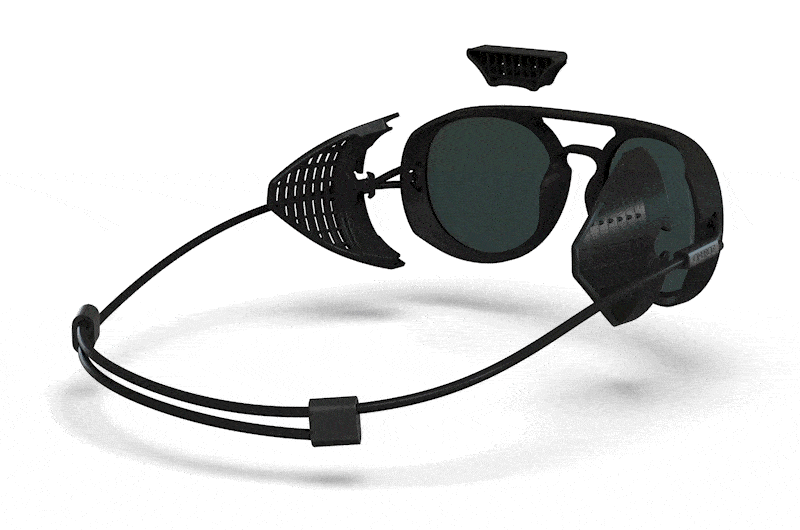 Ombraz giphyupload sunglasses armless ombraz GIF