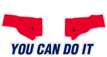 You Can Do It Fist Bump Sticker by Cooper Tires AUS