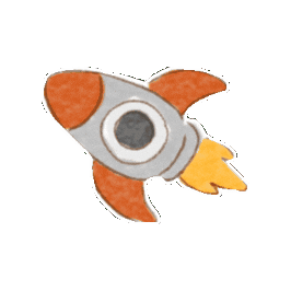 Space Rocket Sticker by CHRISTOPH MIETHKE GMBH & CO. KG