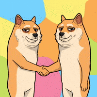 Shiba Inu Art GIF by Doge Pound