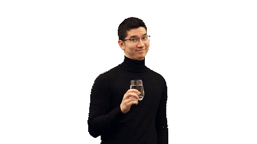 Drink Cheers Sticker by Edmond Rätzel