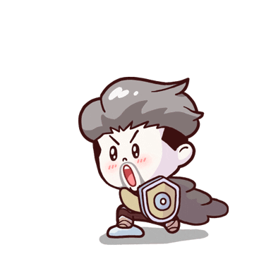 kakaocorp fight win run lets go Sticker