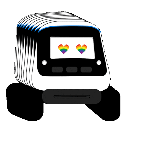 Proud Love Is Love Sticker by Kiwibot