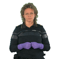 Werk Handschoenen Sticker by Politie Zeeland-West-Brabant