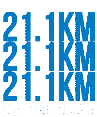 Half Marathon Running Sticker by RUNVAN