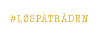 Loespaatraaden loespaatraaden løspåtråden løs på tråden loes paa traden Sticker