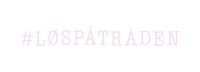 Loespaatraaden løspåtråden loespaatraaden Sticker