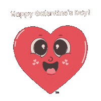 Love You Heart Sticker by Love is Here Every Day™