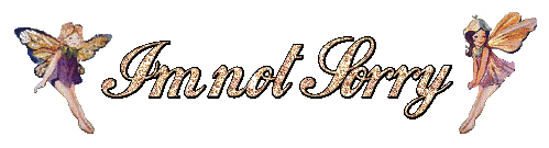 not sorry STICKER by AnimatedText