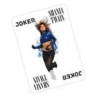 Cards Vegas Sticker by Shania Twain