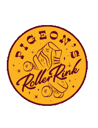 Long Beach Roller Skate Sticker by Pigeon's Roller Skate Shop