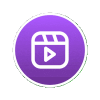 New Video Reel Sticker