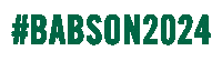 Babson 2024 Sticker by Babson College