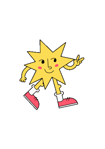 Star Walking Sticker