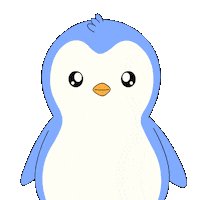 Penguin Cut Sticker by Pudgy Penguins