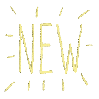 mademoisellefauve new yellow hand lettering msfauve Sticker
