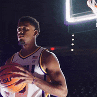 College Basketball Sport GIF by LSU Tigers