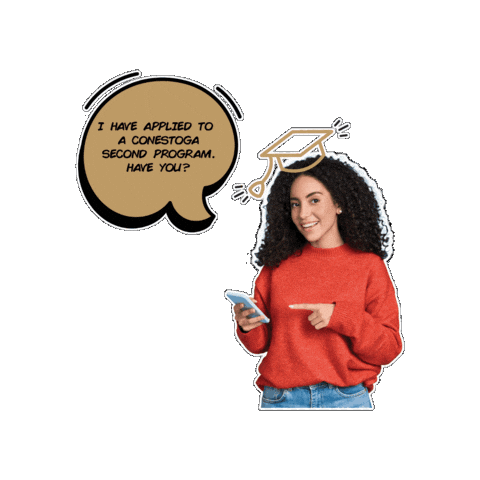 Sticker by Conestoga College