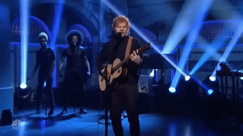 ed sheeran snl GIF by Saturday Night Live