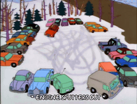 Driving Season 8 GIF by The Simpsons