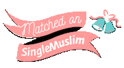 Just Married Muslim Sticker by SingleMuslim.com