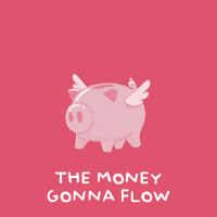 Saving Pay Day GIF by PositivelyPigasus
