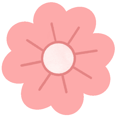 Flower Power Pink Sticker