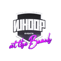 whoopevents_germany whoop whoop events whoop at the beach Sticker