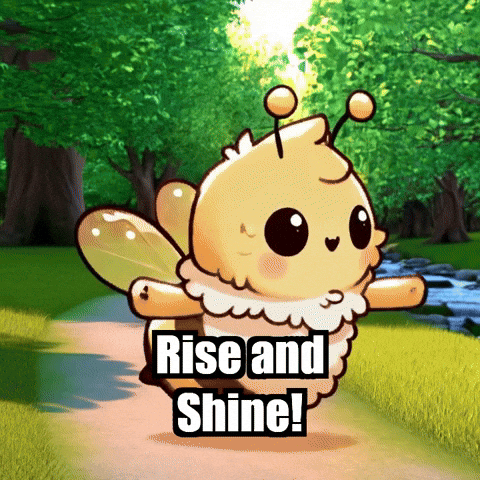 Rise And Shine Fitness GIF by Beelightened