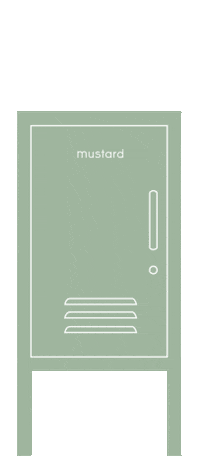 Sage Locker Sticker by mustard made