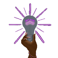 sheprevails love awareness light bulb she prevails Sticker