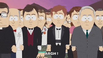 confused crowd GIF by South Park 