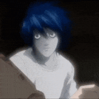Suspicious Death Note GIF