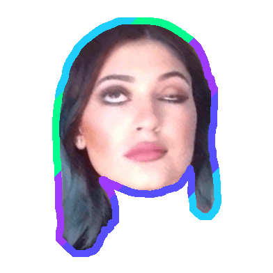 kylie jenner wtf STICKER by imoji